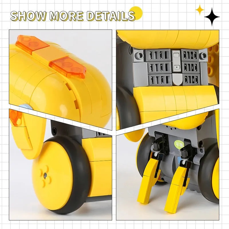 Building Blocks RC APP Intelligent Cute Robot Bricks STEM Kids Toys Construction Set Toys - 9