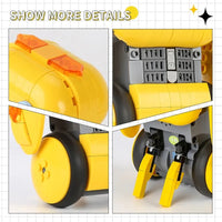 Thumbnail for Building Blocks RC APP Intelligent Cute Robot Bricks STEM Kids Toys Construction Set Toys - 9