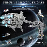 Thumbnail for Building Blocks Star Wars MOC 21001 UCS Nebulon B Medical Frigate Bricks Toy - 5