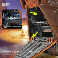 Thumbnail for Building Blocks Star Wars MOC 21009 Cavegod UCS Sandcrawler Bricks Toy - 5