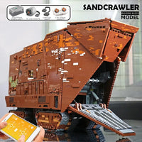 Thumbnail for Building Blocks Star Wars MOC 21009 Cavegod UCS Sandcrawler Bricks Toy - 13