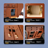 Thumbnail for Building Blocks Star Wars MOC 21009 Cavegod UCS Sandcrawler Bricks Toy - 7