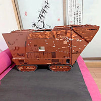 Thumbnail for Building Blocks Star Wars MOC 21009 Cavegod UCS Sandcrawler Bricks Toy - 16