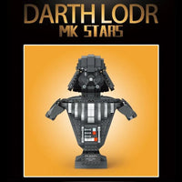 Thumbnail for Building Blocks Star Wars MOC Darth Lord Vader Bust Helmet Bricks Toy 21020 - 9