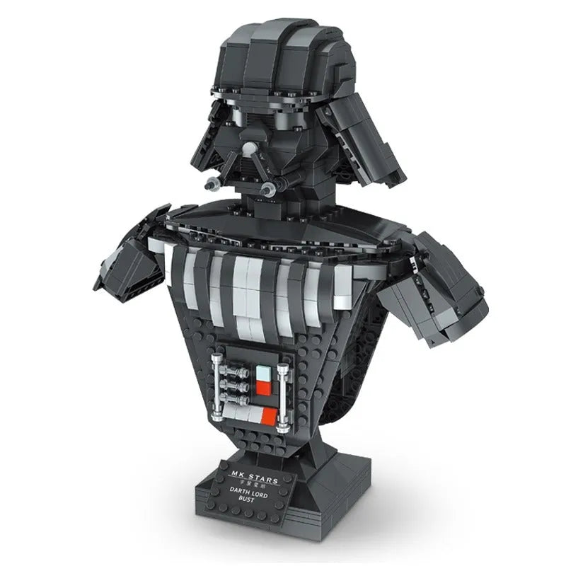 Building Blocks Star Wars MOC Darth Lord Vader Bust Helmet Bricks Toy 21020 - 1
