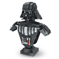 Thumbnail for Building Blocks Star Wars MOC Darth Lord Vader Bust Helmet Bricks Toy 21020 - 1