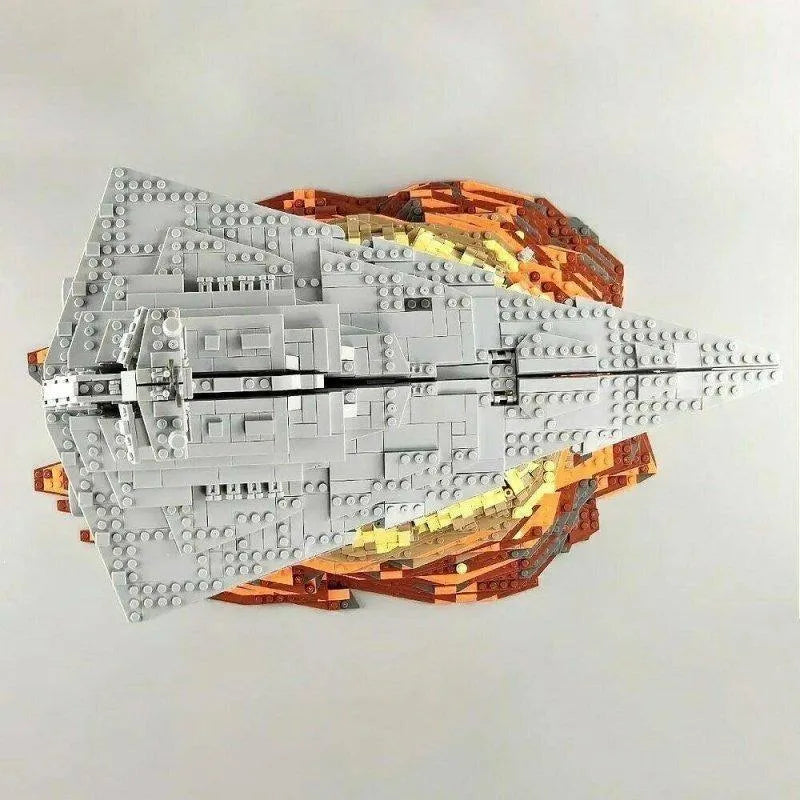 Building Blocks Star Wars MOC Destroyer Empire Ship Over Jedha Bricks Toy Construction Set Toys - 8