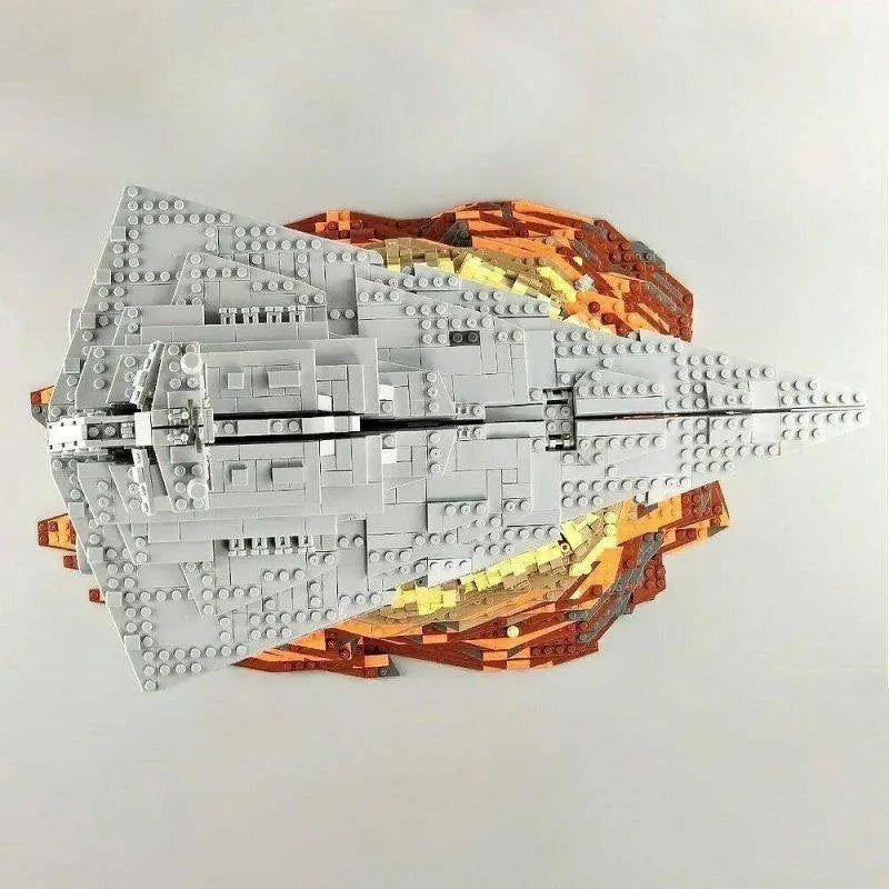 Building Blocks Star Wars MOC Destroyer Empire Ship Over Jedha Bricks Toy - 8