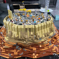 Thumbnail for Building Blocks Star Wars MOC Destroyer Empire Ship Over Jedha Bricks Toy Construction Set Toys - 11