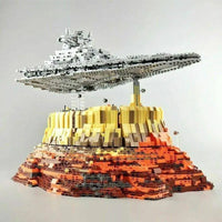 Thumbnail for Building Blocks Star Wars MOC Destroyer Empire Ship Over Jedha Bricks Toy Construction Set Toys - 4