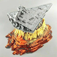 Thumbnail for Building Blocks Star Wars MOC Destroyer Empire Ship Over Jedha Bricks Toy - 1