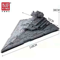 Thumbnail for Building Blocks Star Wars MOC ISD Monarch Imperial Destroyer Bricks Toys 13135 - 2