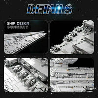 Thumbnail for Building Blocks Star Wars MOC ISD Monarch Imperial Destroyer Bricks Toys 13135 - 6