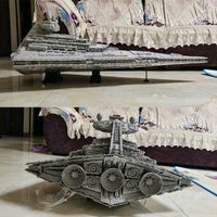 Thumbnail for Building Blocks Star Wars MOC ISD Monarch Imperial Destroyer Bricks Toys 13135 - 12