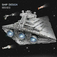 Thumbnail for Building Blocks Star Wars MOC ISD Monarch Imperial Destroyer Bricks Toys 13135 - 5