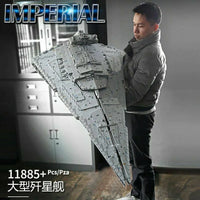 Thumbnail for Building Blocks Star Wars MOC ISD Monarch Imperial Destroyer Bricks Toys 13135 - 4