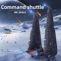 Thumbnail for Building Blocks Star Wars MOC UCS Command Upsilon Shuttle Space Ship Bricks - 3