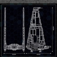 Thumbnail for Building Blocks Star Wars MOC UCS Command Upsilon Shuttle Space Ship Bricks Construction Set Toys - 8