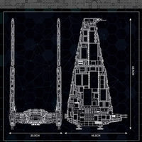 Thumbnail for Building Blocks Star Wars MOC UCS Command Upsilon Shuttle Space Ship Bricks - 8