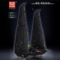 Thumbnail for Building Blocks Star Wars MOC UCS Command Upsilon Shuttle Space Ship Bricks Construction Set Toys - 14