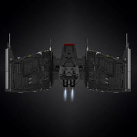 Thumbnail for Building Blocks Star Wars MOC UCS Command Upsilon Shuttle Space Ship Bricks Construction Set Toys - 10