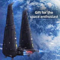Thumbnail for Building Blocks Star Wars MOC UCS Command Upsilon Shuttle Space Ship Bricks Construction Set Toys - 6