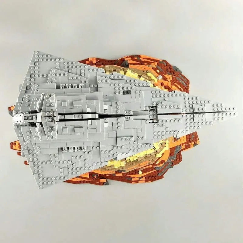 Building Blocks Star Wars MOC UCS Empire Over Jedha City Bricks Toy - 9