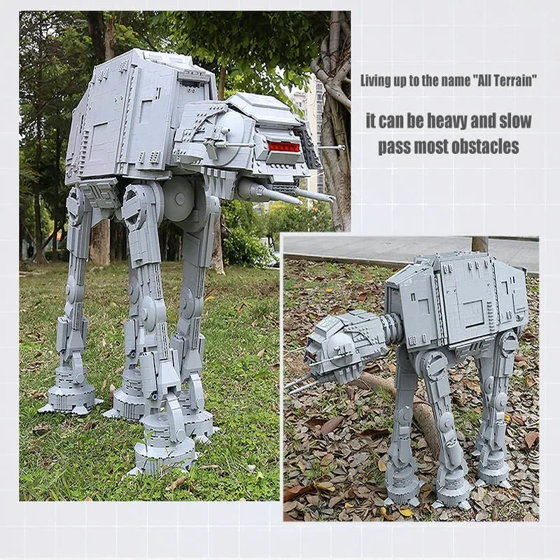 Building Blocks Star Wars MOC UCS Motor AT-AT Walker Bricks Toy EU Stock Construction Set Toys - 19