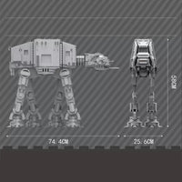 Thumbnail for Building Blocks Star Wars MOC UCS Motor AT-AT Walker Bricks Toy EU Stock Construction Set Toys - 9