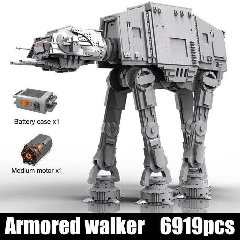 Building Blocks Star Wars MOC UCS Motor AT-AT Walker Bricks Toy EU Stock Construction Set Toys - 1