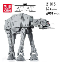 Thumbnail for Building Blocks Star Wars MOC UCS Motor AT-AT Walker Bricks Toy EU Stock Construction Set Toys - 7