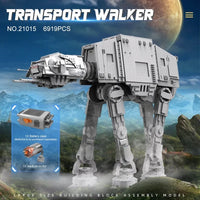 Thumbnail for Building Blocks Star Wars MOC UCS Motorized AT-AT Walker Bricks Toy 21015 - 16