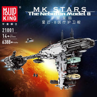 Thumbnail for Building Blocks Star Wars MOC UCS Nebulon B Medical Frigate Bricks Toy 21001 Construction Set Toys - 12