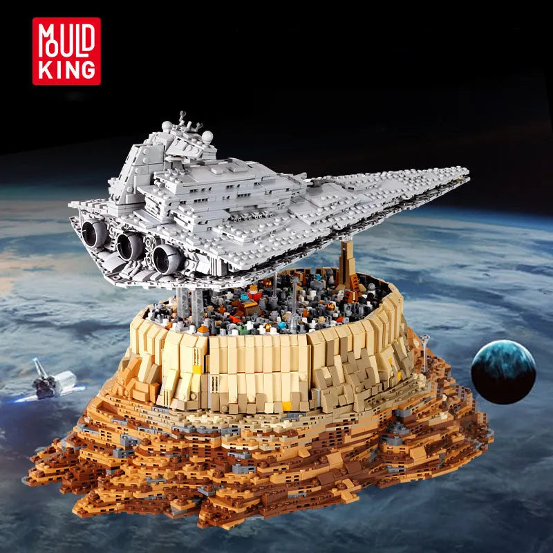 Building Blocks Star Wars MOC UCS The Empire Over Jedha City Bricks Toys - 6