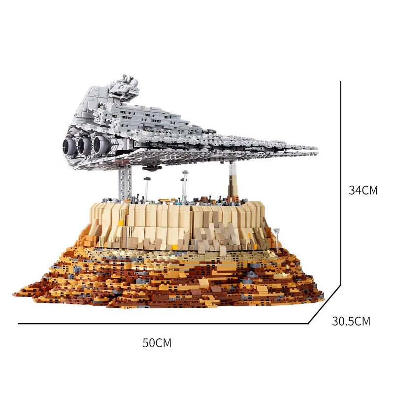 Building Blocks Star Wars MOC UCS The Empire Over Jedha City Bricks Toys - 7