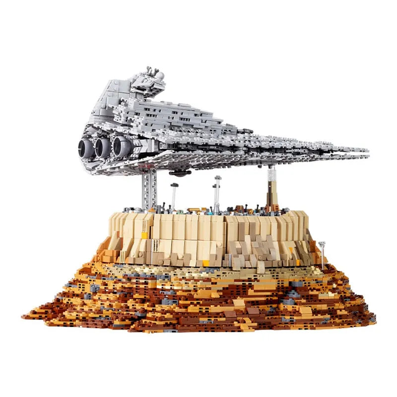 Building Blocks Star Wars MOC UCS The Empire Over Jedha City Bricks Toys - 2