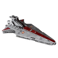 Thumbnail for Building Blocks Star Wars MOC Venator Class Republic Attack Cruiser Bricks Toy Construction Set Toys - 1