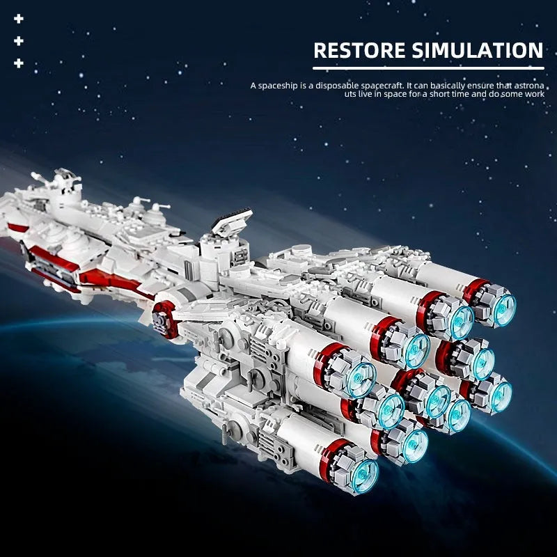 Building Blocks Star Wars UCS MOC Blockade Runner Tantive IV Bricks Toy Construction Set Toys - 8