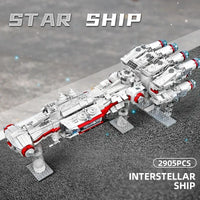 Thumbnail for Building Blocks Star Wars UCS MOC Blockade Runner Tantive IV Bricks Toy - 7