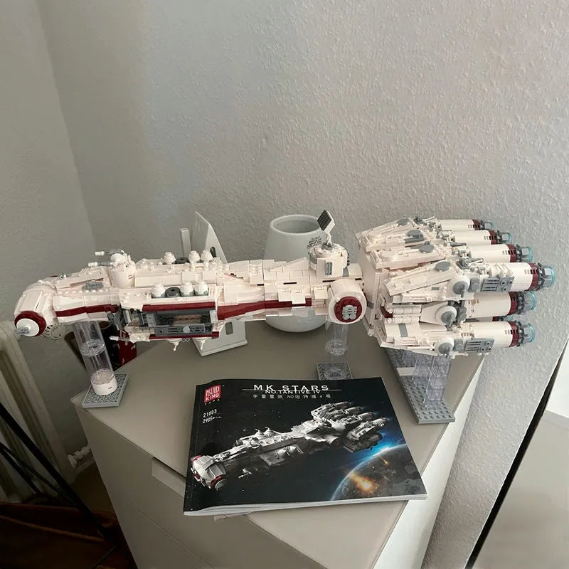 Star Wars UCS MOC Blockade Runner Tantive IV Bricks Toy