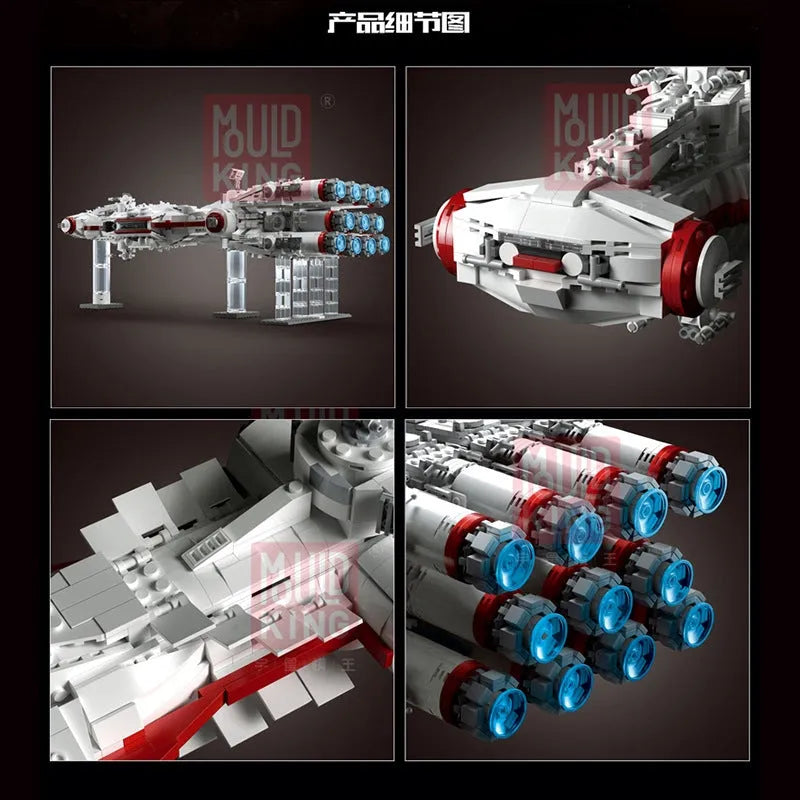 Building Blocks Star Wars UCS MOC Blockade Runner Tantive IV Bricks Toy - 17