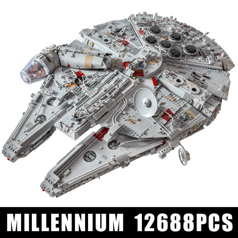 Building Blocks Star Wars UCS MOC Millennium Falcon MK2 Bricks Toy 21026 - 3