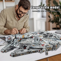 Thumbnail for Building Blocks Star Wars UCS MOC Millennium Falcon MK2 Bricks Toy 21026 - 9