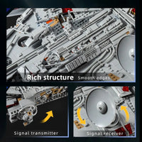 Thumbnail for Building Blocks Star Wars UCS MOC Millennium Falcon MK2 Bricks Toy 21026 - 7