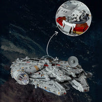 Thumbnail for Building Blocks Star Wars UCS MOC Millennium Falcon MK2 Bricks Toy 21026 - 10