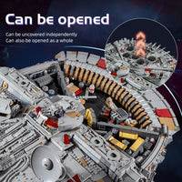 Thumbnail for Building Blocks Star Wars UCS MOC Millennium Falcon MK2 Bricks Toy 21026 - 17