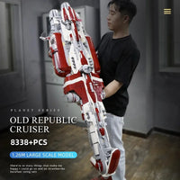 Thumbnail for Building Blocks Star Wars UCS Old Republic Escort Cruiser Bricks Toy 21002 - 13