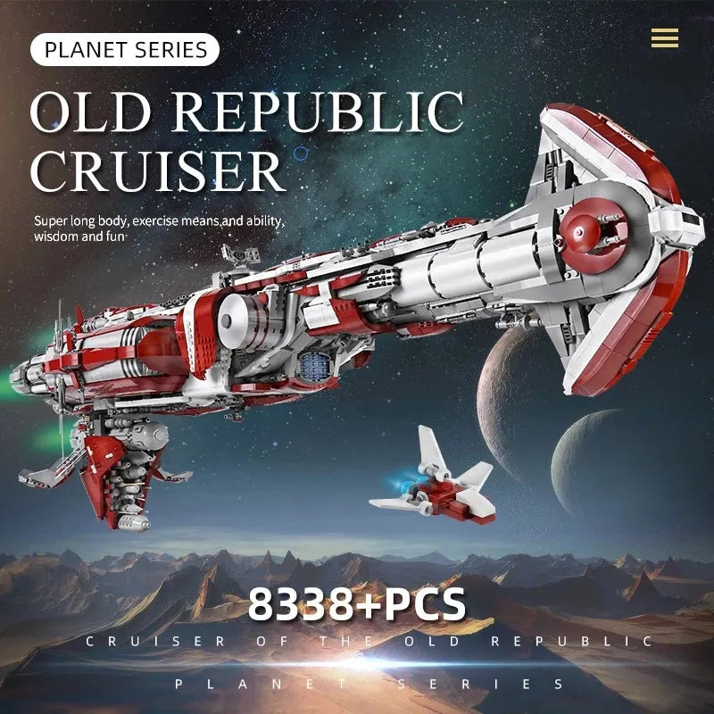 Building Blocks Star Wars UCS Old Republic Escort Cruiser Bricks Toy 21002 - 2
