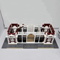 Thumbnail for Building Blocks Street Expert MOC Dreamland City Train Station Bricks Toy - 10