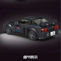 Thumbnail for Building Blocks Supercar Mini Nissan GTR32 Racing Sports Car Bricks Toy 27014 - 4